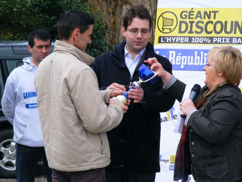 Remise de la coupe