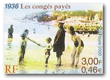 Timbre congés payés 1936