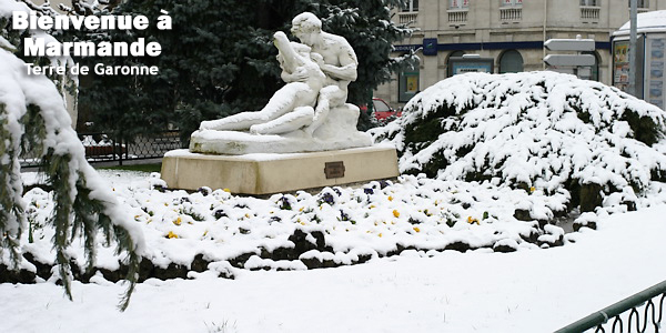 Marmande sous la neige